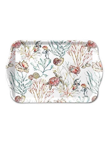 Petit plateau rectangulaire animaux marins