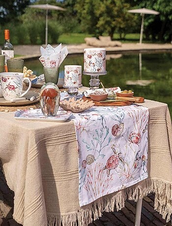 Petit plateau rectangulaire animaux marins