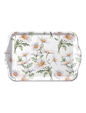 Petit plateau rectangulaire Belles Marguerites