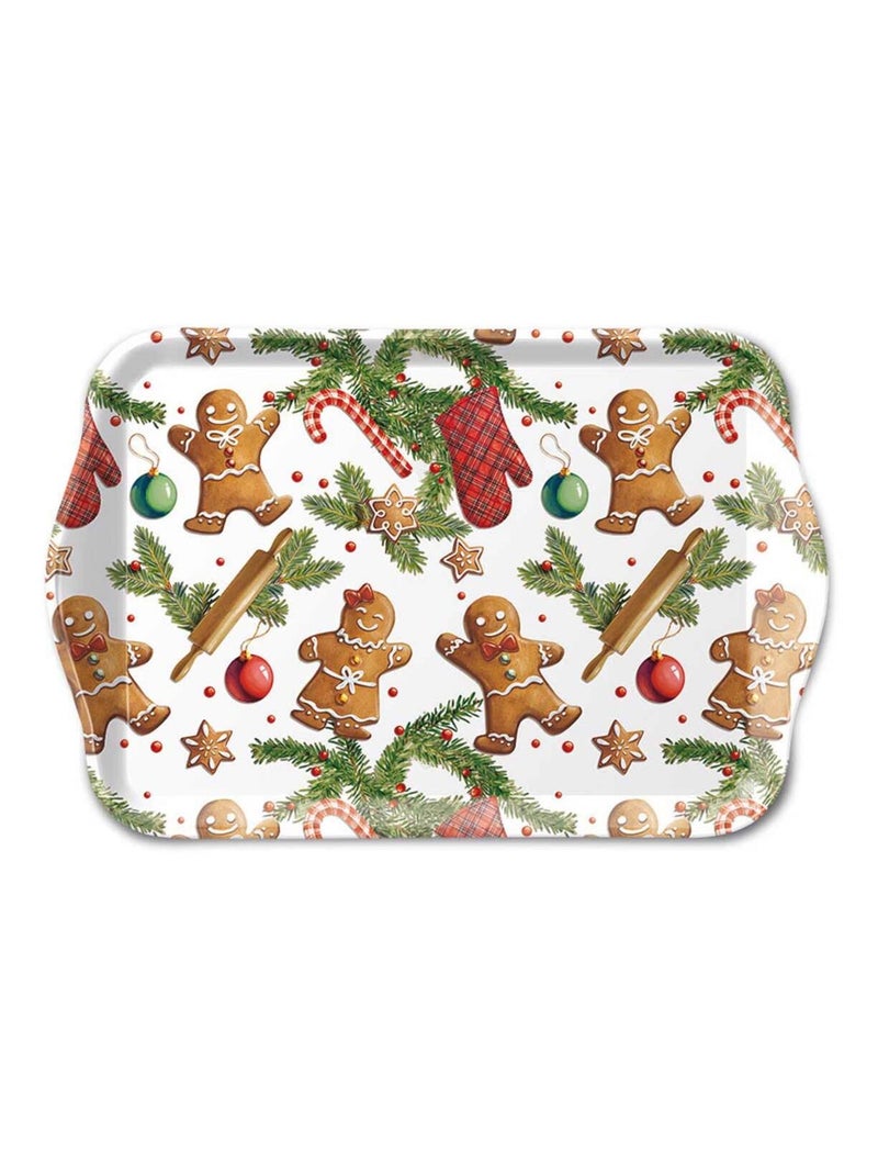 Petit plateau rectangulaire biscuits au pain dépices Blanc - Kiabi