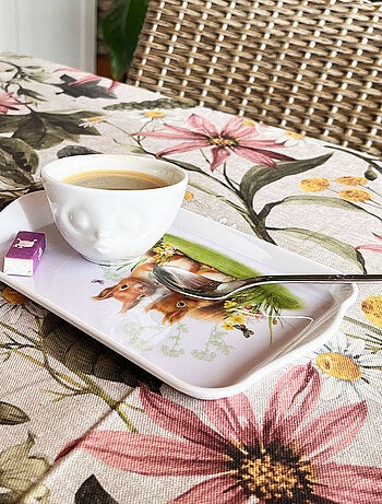 Petit plateau rectangulaire couple d’Écureuils