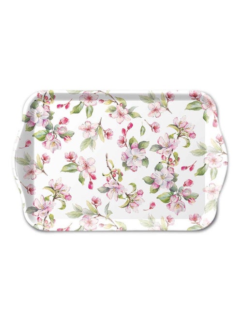 Petit plateau rectangulaire fleurs de cerisier - Kiabi