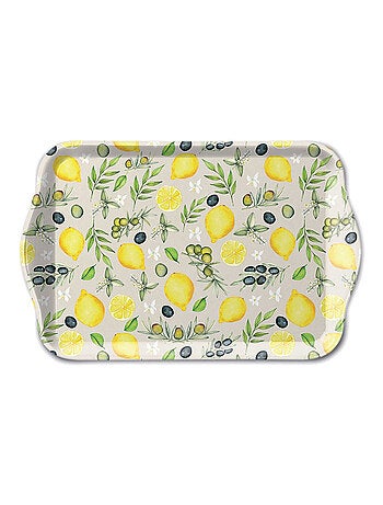 Petit plateau rectangulaire Olives et Citrons