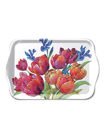 Petit plateau rectangulaire Tulipes