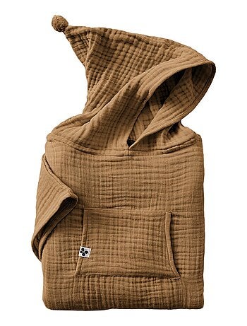 Petit poncho enfant mixte en gaze de coton Gaia