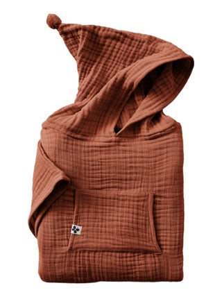 Petit poncho enfant mixte en gaze de coton Gaia