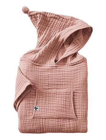 Petit poncho enfant mixte en gaze de coton Gaia