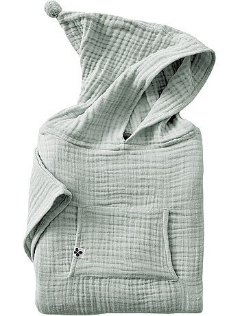 Petit poncho enfant mixte en gaze de coton Gaia