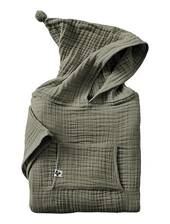 Petit poncho enfant mixte en gaze de coton Gaia
