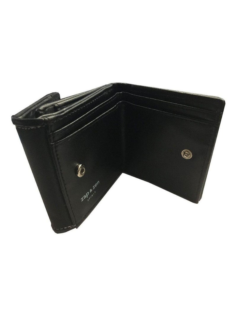 Petit Porte monnaie homme noir Noir - Kiabi
