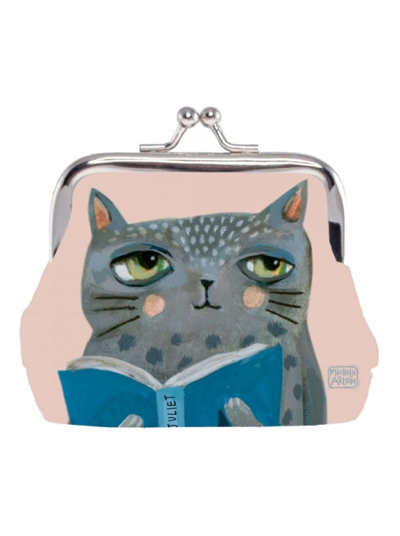 Petit Porte monnaie Read - Chat par Michelle Allen Rose - Kiabi