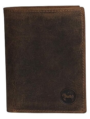 Petit portefeuille cuir vintage Protection CB RFID