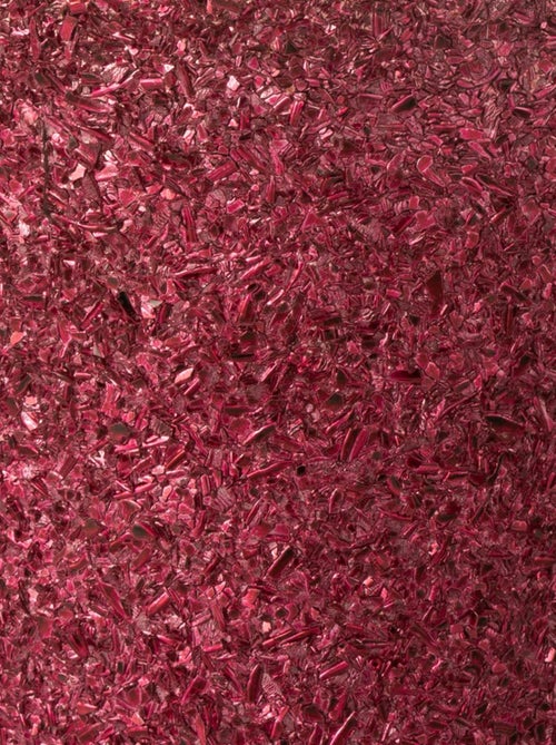 Petit pot pour Fleur en verre Rose pailleté - Kiabi