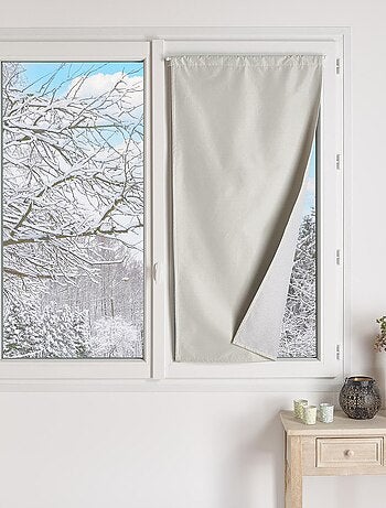 Petit rideau occultant 100% doublé polaire