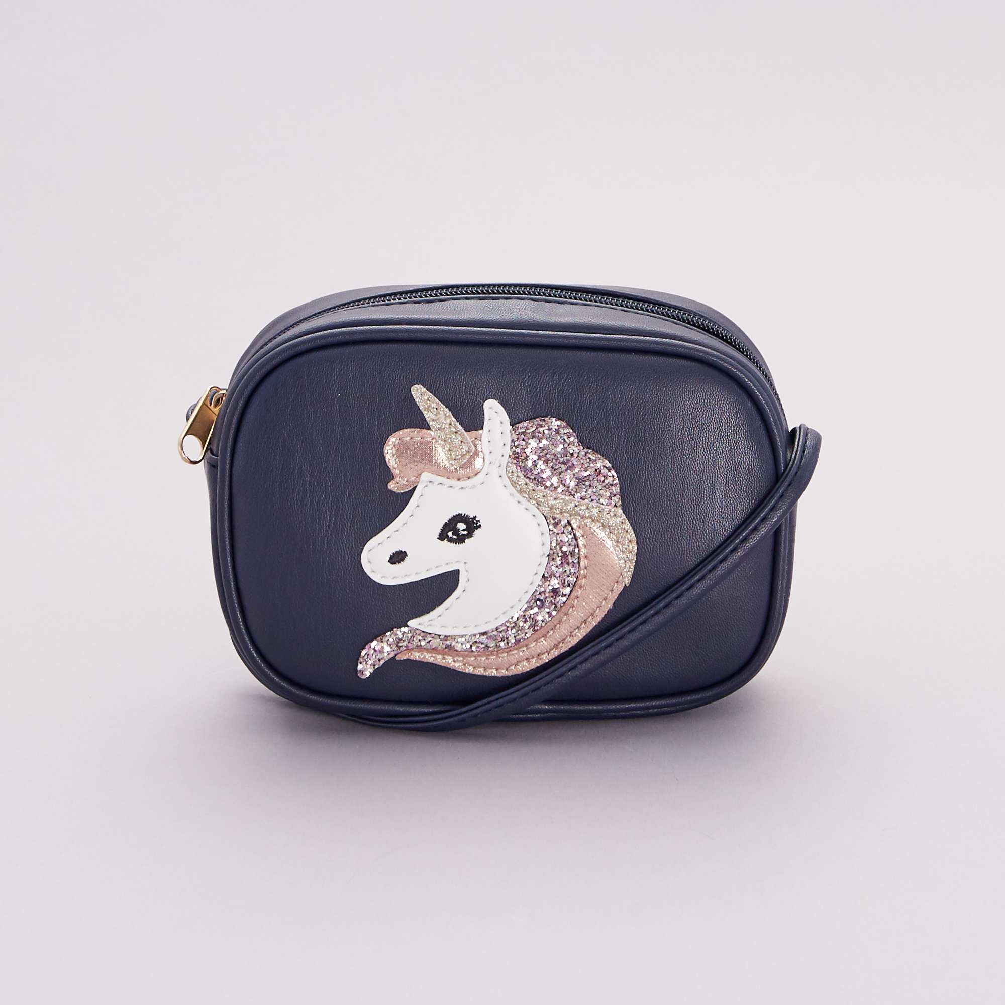 Petit sac à bandoulière Fille 3-12 ans - bleu - Kiabi - 8,00€