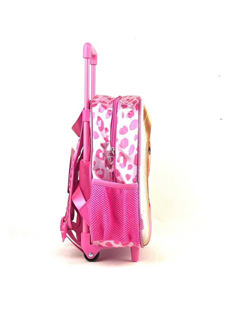 Sac à Dos Vintage Officiel Barbie - Rose, école/piscine, 32x34 Cm, Occasion Bon état