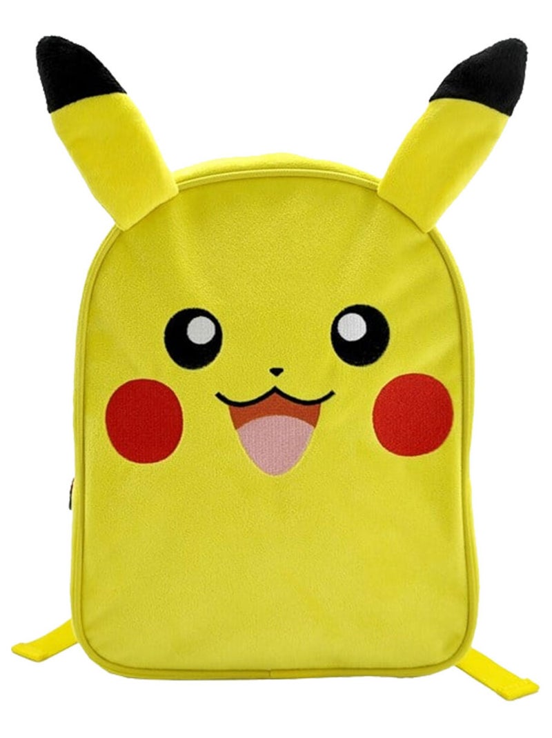 Petit sac à dos enfant Pokémon Pikachu en velours Jaune - Kiabi