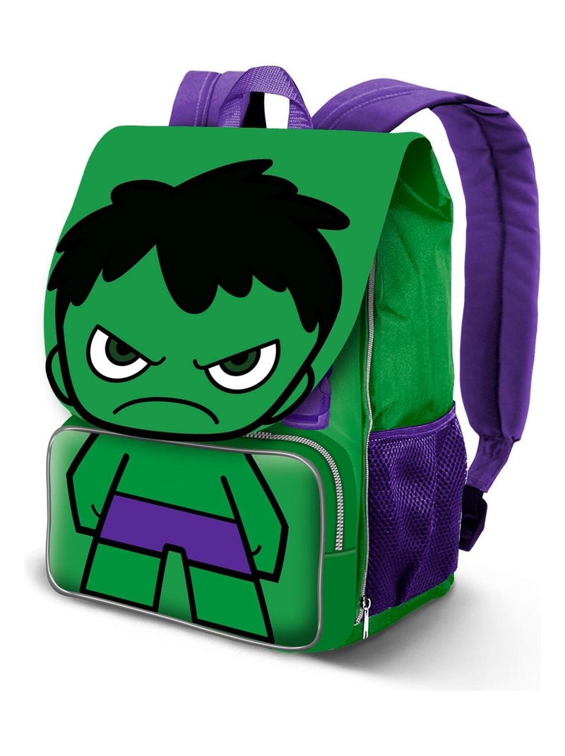 Petit Sac à dos Extensible EXP - Marvel Hulk Angry - Vert - Taille Unique Vert - Kiabi