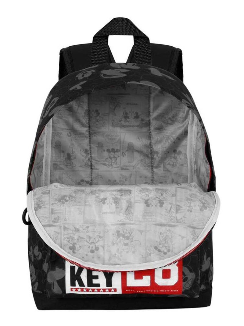Petit Sac à dos HS FAN - Disney Mickey Mouse Year - Noir - Taille Unique Noir - Kiabi