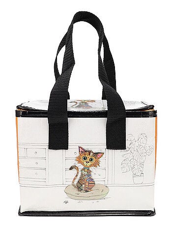 Petit sac à gouter isotherme pour enfant chat mignon