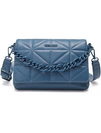 Petit sac à main classique cuir pu déperlant 22x16x4 cm - miss lulu