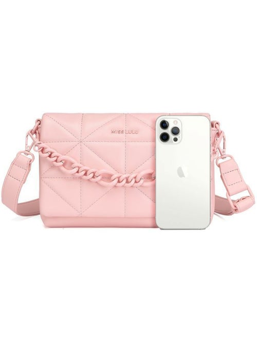 Petit sac à main classique cuir pu déperlant 22x16x4 cm - miss lulu - Kiabi Petit sac à main classique cuir pu déperlant 22x16x4 cm - miss lulu - Kiabi
