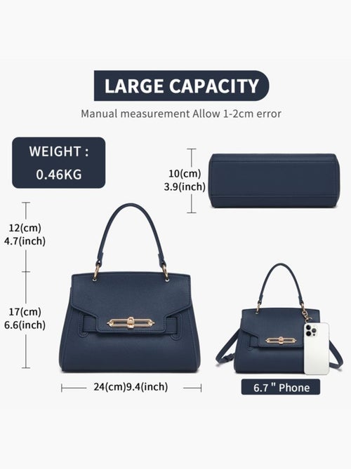Petit sac bandoulière verrouillage torsadé 24x17x10 cm - miss lulu - Kiabi Petit sac bandoulière verrouillage torsadé 24x17x10 cm - miss lulu - Kiabi