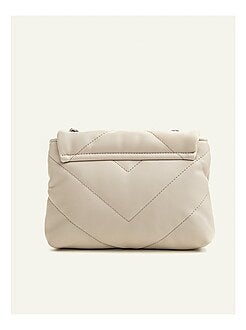 Sac à Main KOOKAI Vintage En Similicuir Gris Brillant - Style Porté Main Ou Bandoulière, Occasion