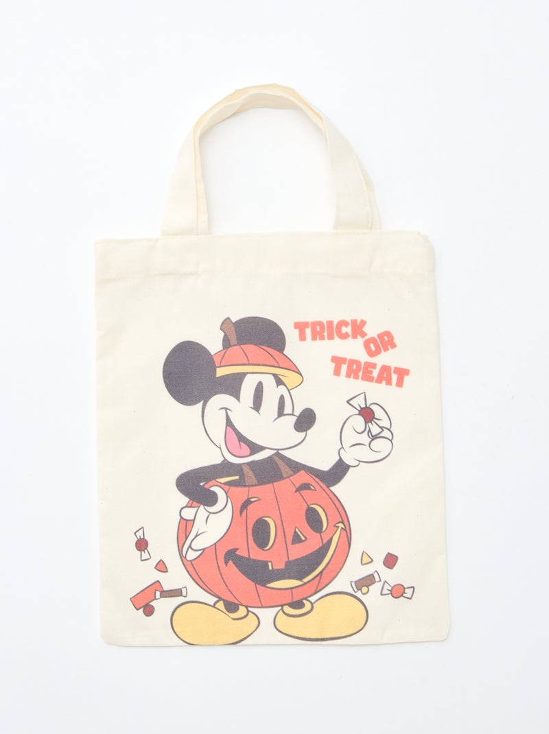 Petit tote bag 'Mickey' 'Disney' Blanc - Kiabi