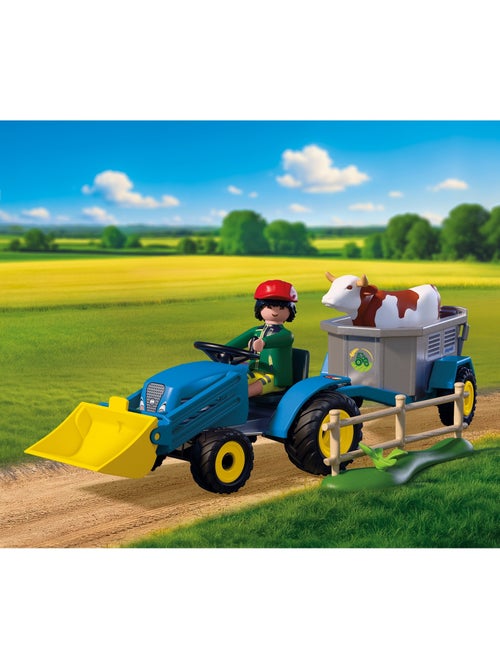 Petit tracteur avec andaineur à foin - Kiabi Petit tracteur avec andaineur à foin - Kiabi