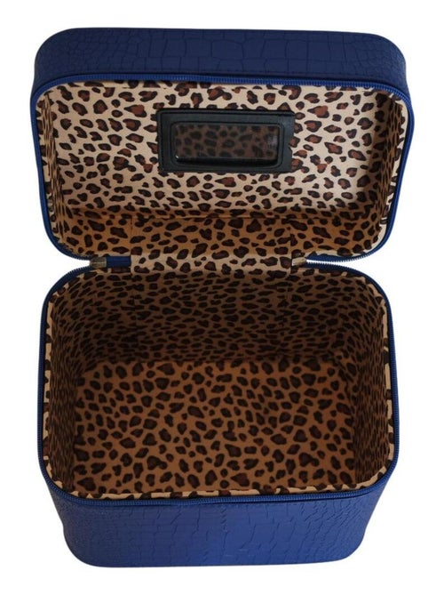 Petit vanity case aspect croco - Kiabi