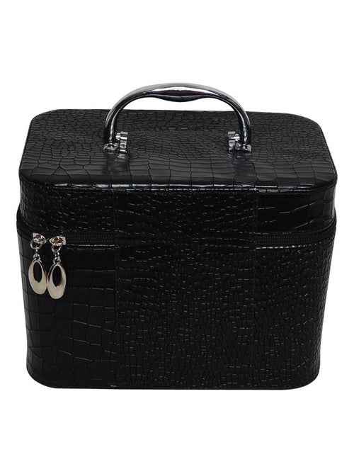 Petit vanity case aspect croco - Kiabi