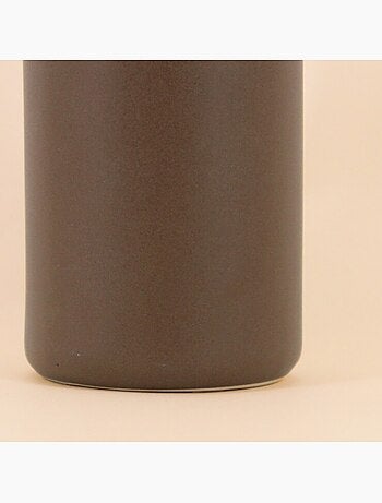 Petit vase céramique design épuré, foncé - AFIBEL