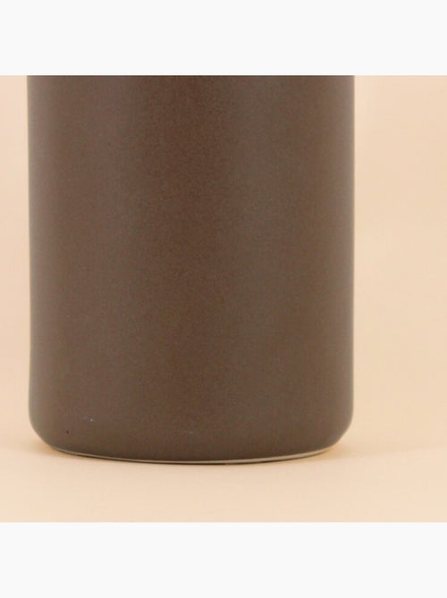 Petit vase céramique design épuré, foncé - AFIBEL - Kiabi