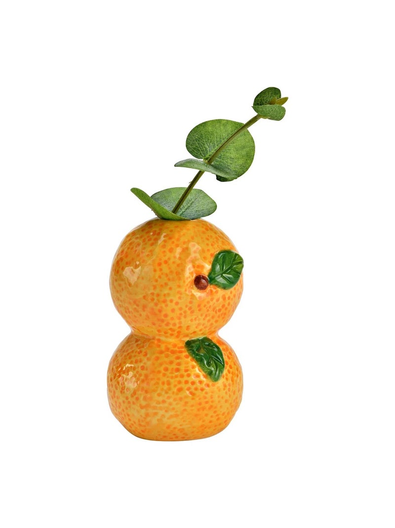Petit Vase fruit orangers Orange - Kiabi
