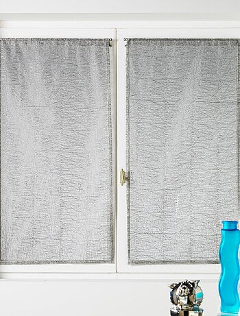 Petit voilage à la paire en Organza Uni