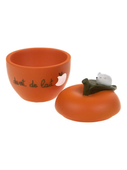 Petite boite à dents de lait en résine en forme de pomme - Kiabi