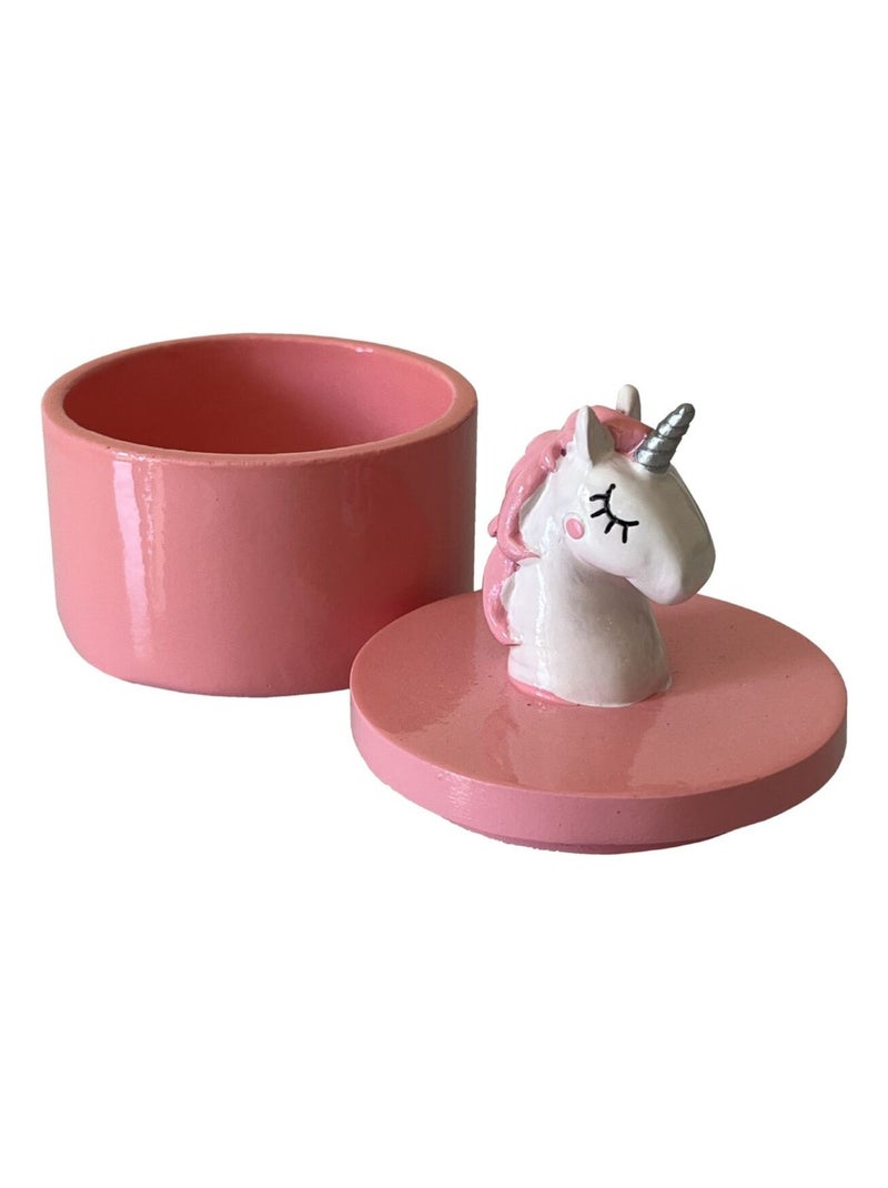 Petite boite à dents de lait licorne en résine Rose - Kiabi