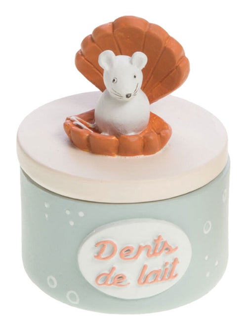 Petite boîte à dents de lait souris dans un coquillage - Kiabi