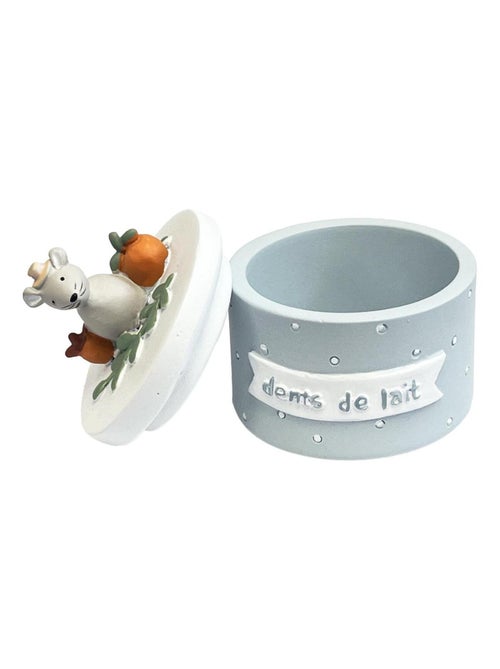 Petite boite à dents de lait souris en résine - Kiabi