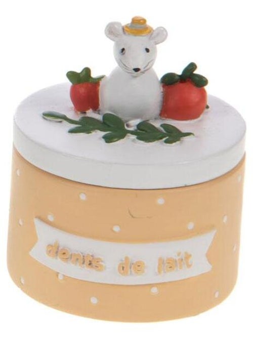 Petite boite à dents de lait souris en résine - Kiabi