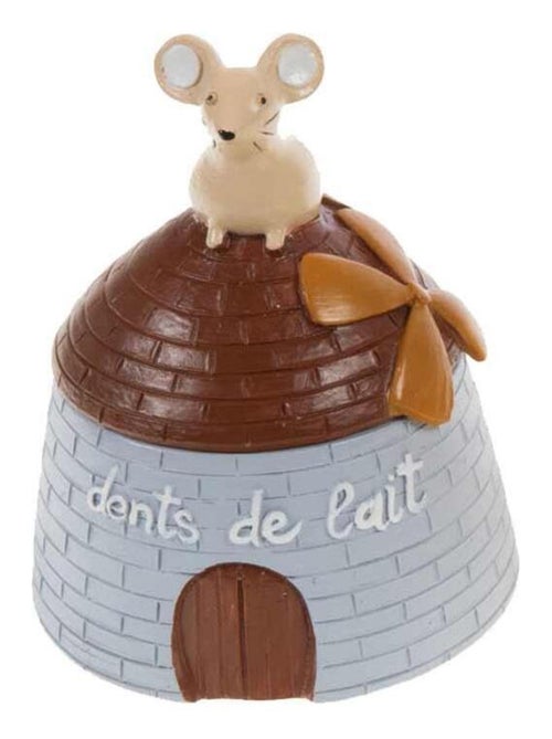 Petite boite à dents de lait souris sur un petit moulin - Kiabi