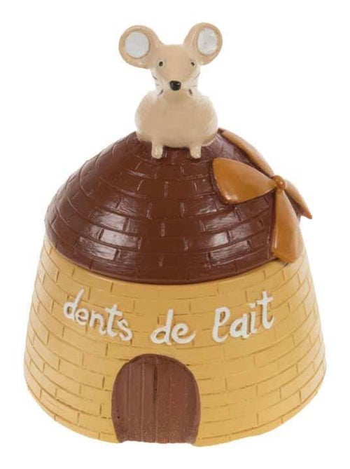 Petite boite à dents de lait souris sur un petit moulin - Kiabi