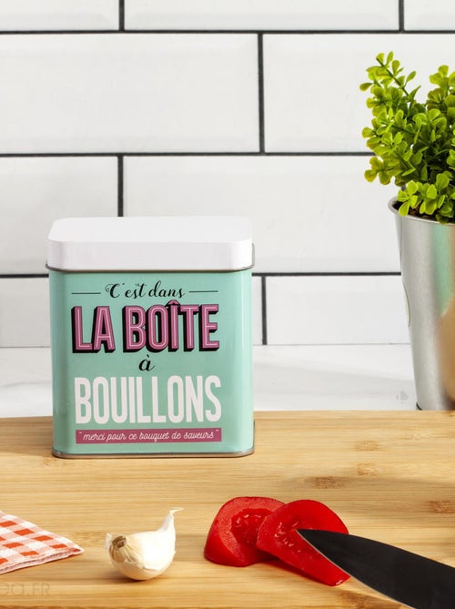 Petite boîte en métal LA BOITE A Bouillon - Kiabi
