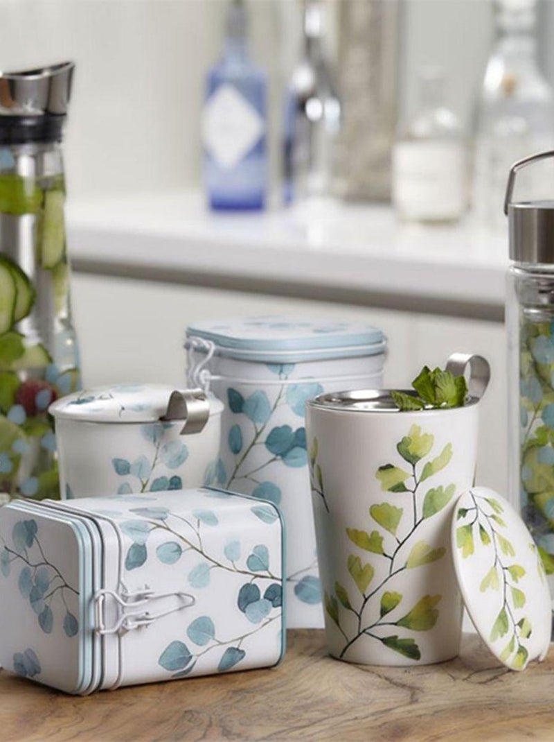 Petite boite eucalyptus pour le thé Blanc - Kiabi