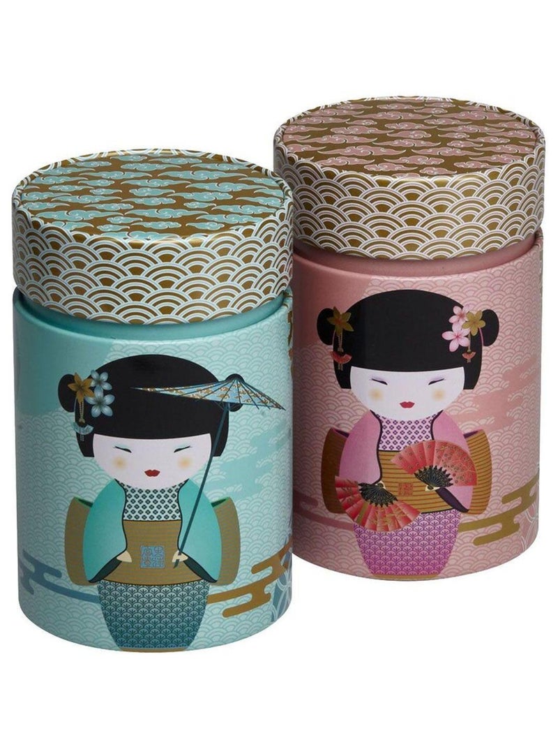Petite boite Little Geisha pour le thé Bleu - Kiabi