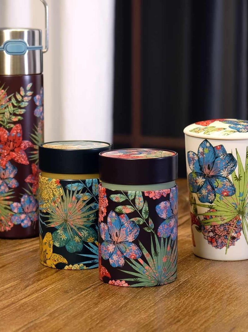 Petite boite Rustic Flower pour le thé Noir - Kiabi