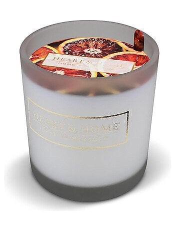 Petite bougie à la cire de soja orange sanguine