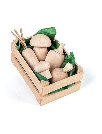 Petite cagette légumes bois naturel