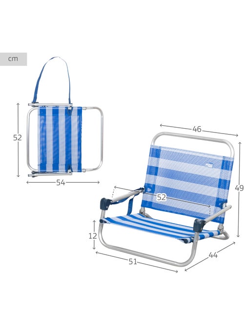 Petite chaise de plage pliante avec harnais d'épaule aktive - Kiabi Petite chaise de plage pliante avec harnais d'épaule aktive - Kiabi
